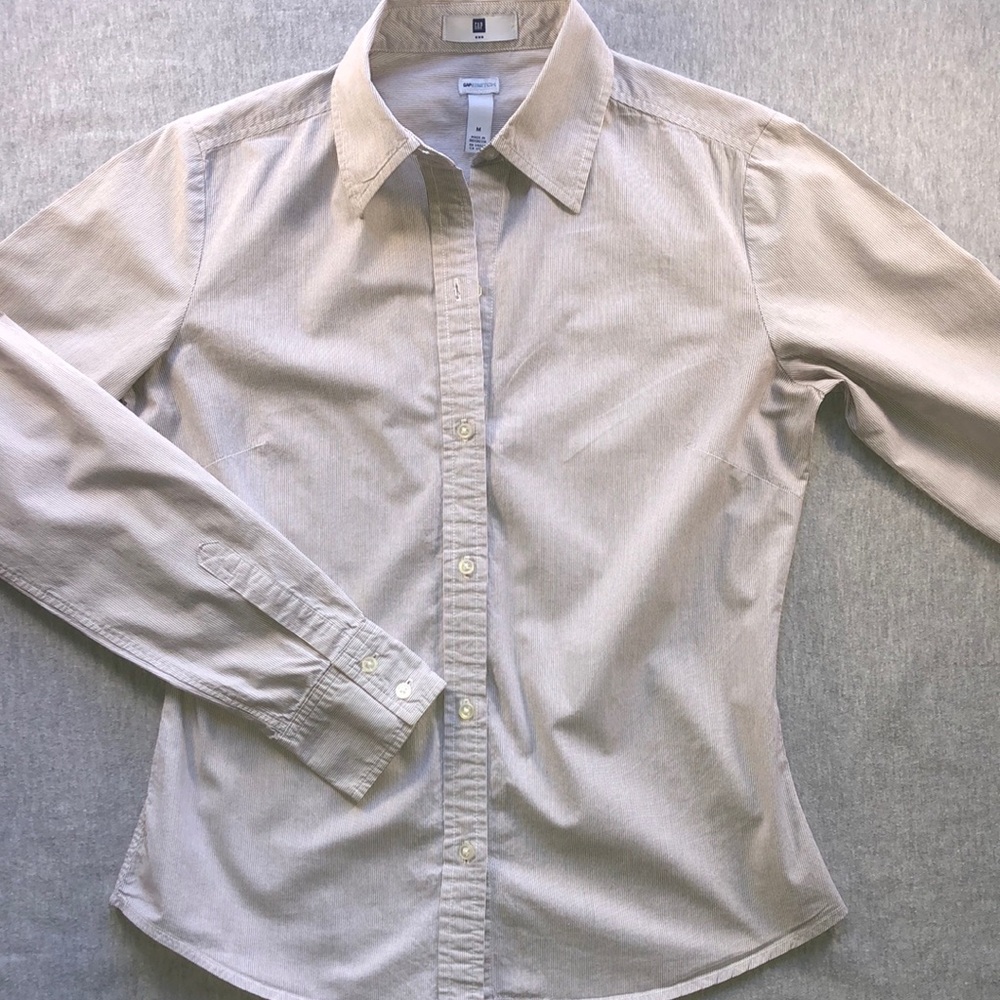 Gap Stretch Pinstripe Shirt